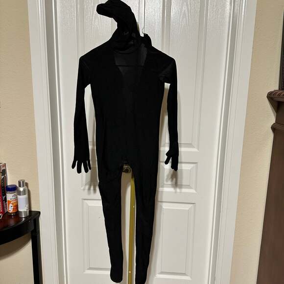Rubie's Other - Black Partysuit Teen Medium Full Body Spandex Morphsuit Costume Solid